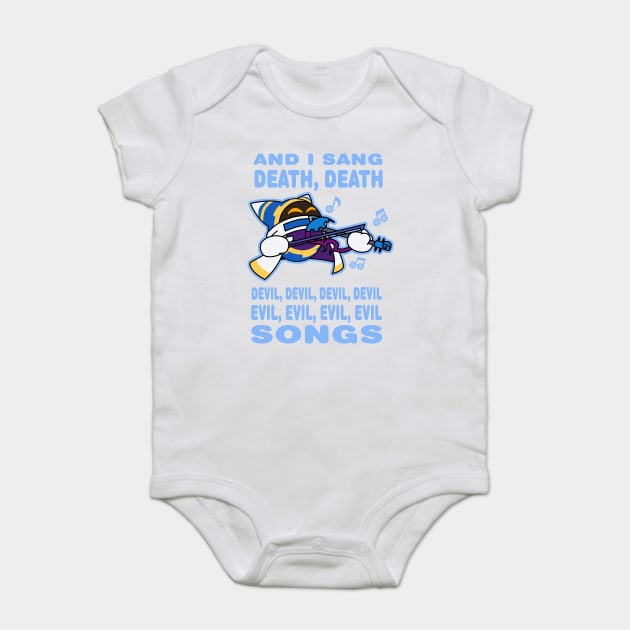 Magolor Plays the Violin Baby Bodysuit by VibrantEchoes